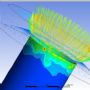 FEM fluid dynamic simulation of the flow in PermFlowDUO™ nozzles